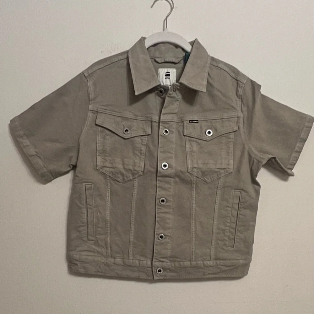 G-Star Arc Jacket Cruise Stretch Canvas S/S Women's Size XS Worn in Berge $180
